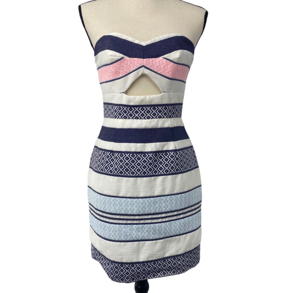ANTHROPOLOGIE HUTCHStrapless Dress With Cutout